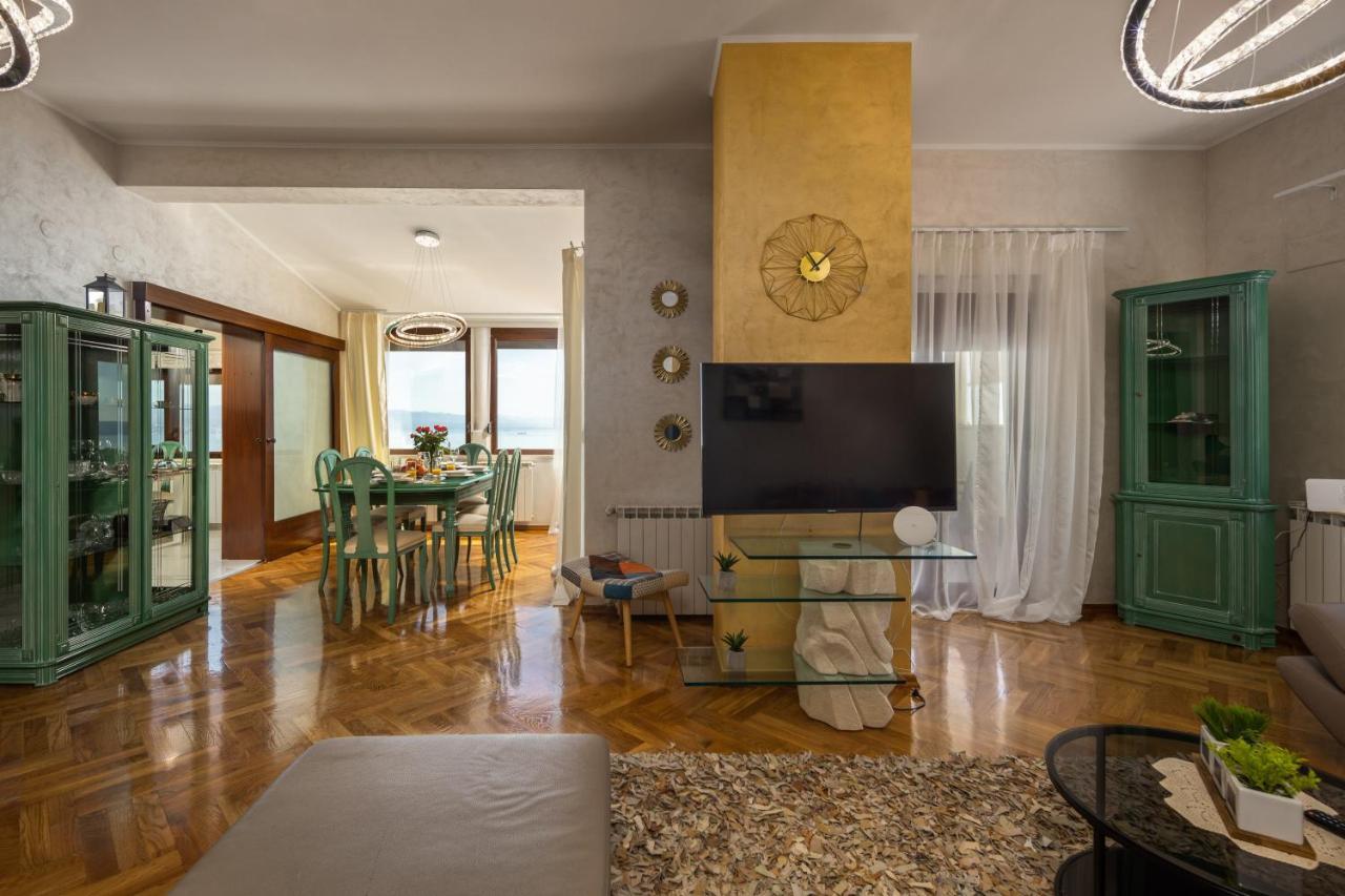Villa Adriatic, Apartment Enio With Swimming Pool, Panoramic Sew View, Free Parking Ičići 외부 사진