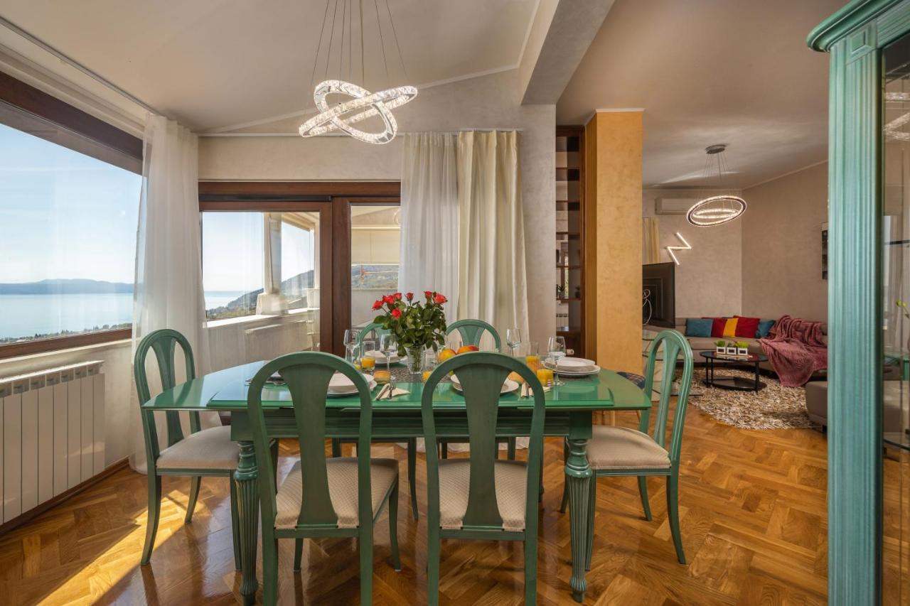 Villa Adriatic, Apartment Enio With Swimming Pool, Panoramic Sew View, Free Parking Ičići 외부 사진