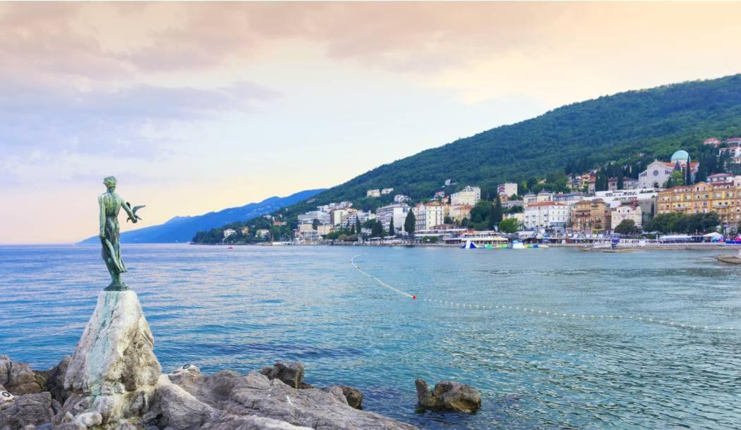 Villa Adriatic, Apartment Enio With Swimming Pool, Panoramic Sew View, Free Parking Ičići 외부 사진